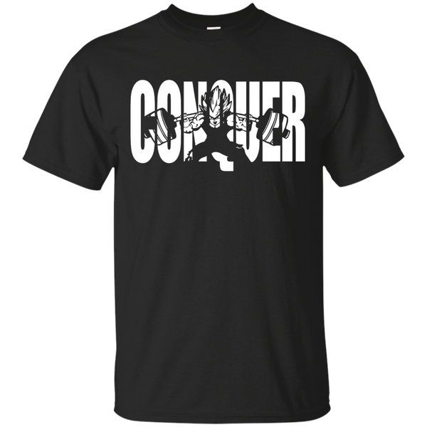 Dragon Ball - CONQUER Vegeta Squat ICONIC workout dbz T Shirt & Hoodie