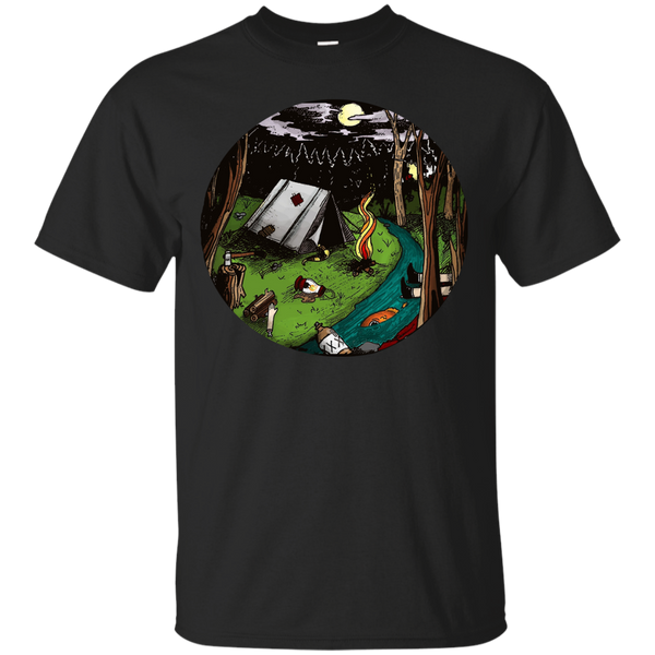 Camping - The Camp Site Mystery Coloured halloween T Shirt & Hoodie