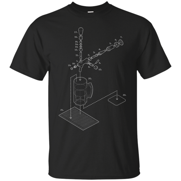 BAR TAP - Exploded View Beer Tap TShirt T Shirt & Hoodie