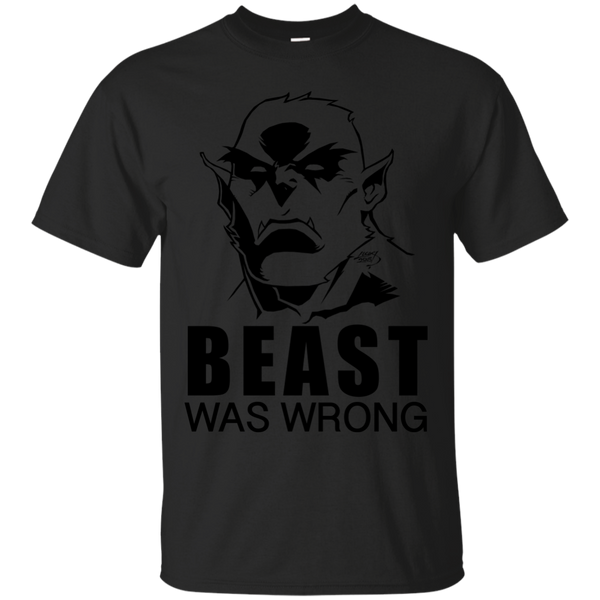 BEAUTY AND THE BEAST - Beast Was Wrong XMen Shirt Magneto Avengers Deadpool Wolverine Logan Marvel Comics T Shirt & Hoodie