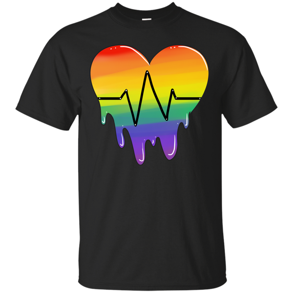 LGBT - Beating Heart pride T Shirt & Hoodie