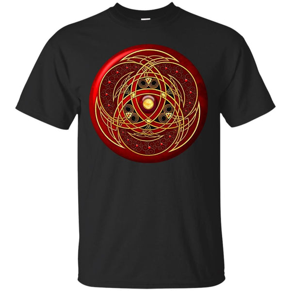 CELTIC - Red and Gold Celtic Shield T Shirt & Hoodie