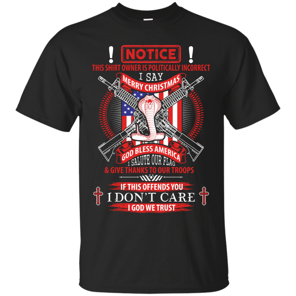 Mechanic - I SAY MERRY CHRISTMAS GOD BLESS AMERICA POLITICALLY T Shirt & Hoodie
