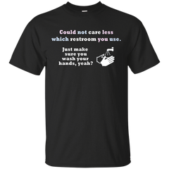 LGBT - Could Not Care Less Which Restroom You Use restroom T Shirt & Hoodie
