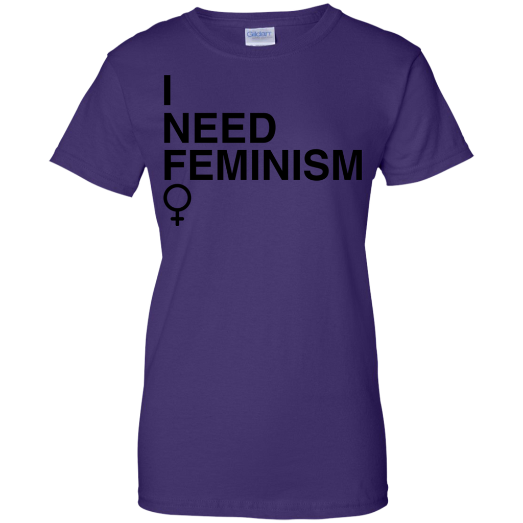 LGBT - I Need Feminism female T Shirt & Hoodie