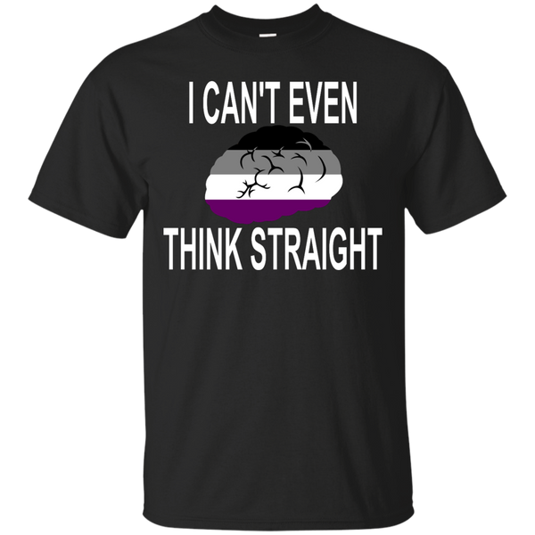 LGBT - I Cant Even Think Straight Asexual Pride lgbt pride T Shirt & Hoodie