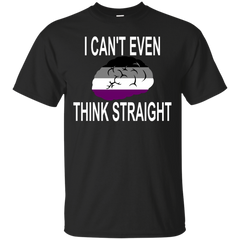 LGBT - I Cant Even Think Straight Asexual Pride lgbt pride T Shirt & Hoodie