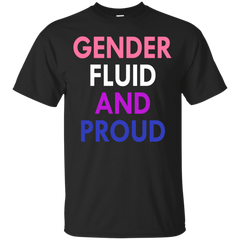 LGBT - Gender fluid and proud lgbt T Shirt & Hoodie