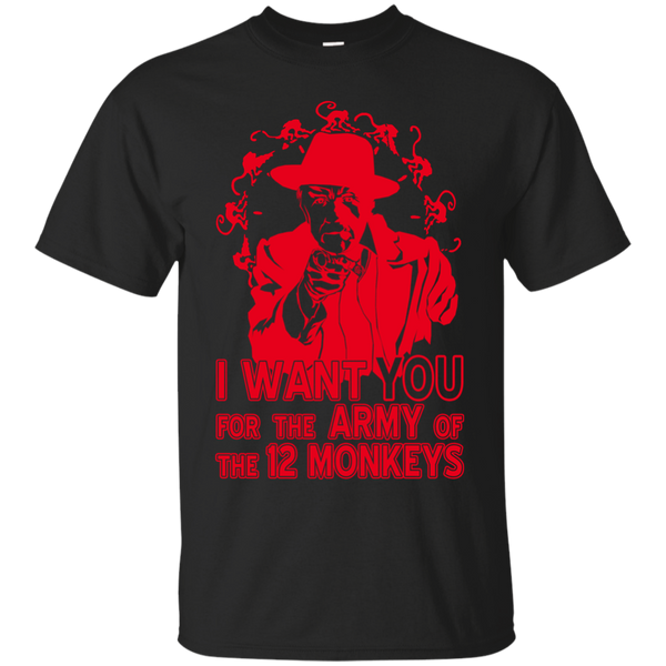 12 MONKEYS - Pallid Man Wants You RED T Shirt & Hoodie