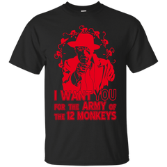 12 MONKEYS - Pallid Man Wants You RED T Shirt & Hoodie