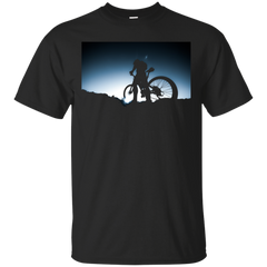 Biker - mountain biking silhouette T Shirt & Hoodie