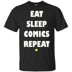 Marvel - EAT SLEEP COMICS REPEAT comics T Shirt & Hoodie