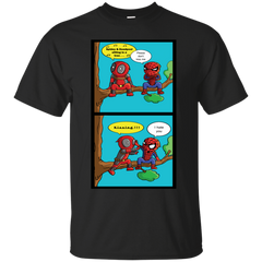 Deadpool - Spidey and Deadpool sitting in a tree deadpool T Shirt & Hoodie