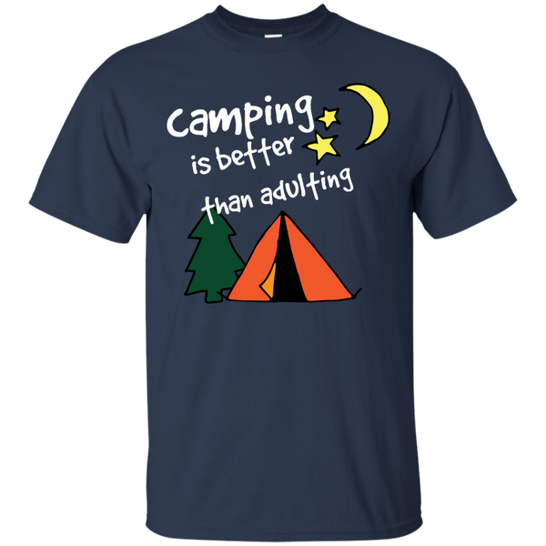 Camping - Camping is better than Adulting camping T Shirt & Hoodie