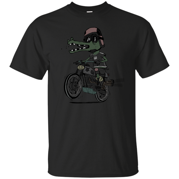 Biker - crocodile T Shirt & Hoodie