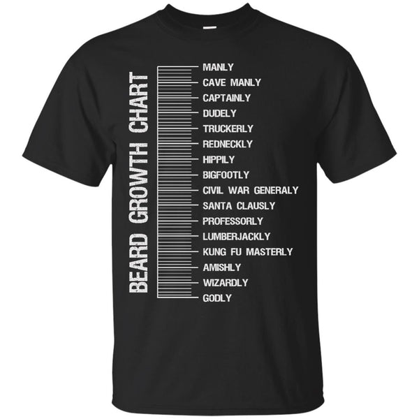 BEARD - Beard length measuring chart tshirt T Shirt & Hoodie