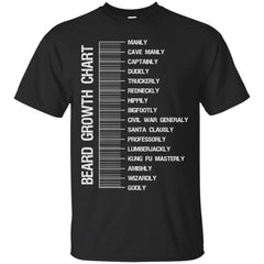 BEARD - Beard length measuring chart tshirt T Shirt & Hoodie