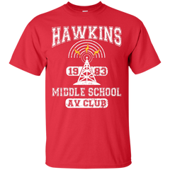 HAWKINS MIDDLE - Stranger Things Tee  Hawkins AV Club T Shirt & Hoodie