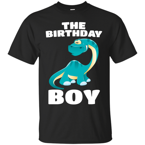 Mother - The Birthday Boy  Happy Long Neck Dinosaur Boys baby dinosaur T Shirt & Hoodie
