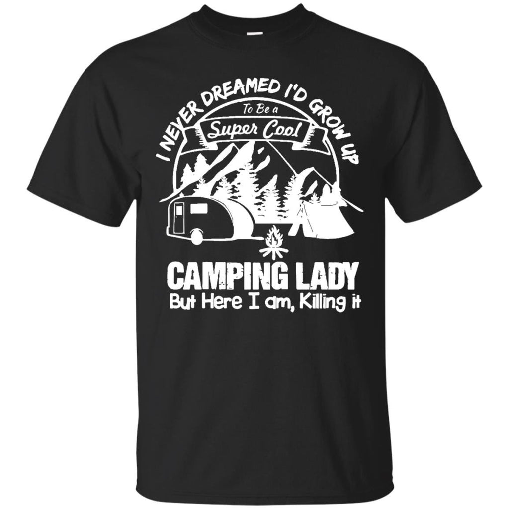 COOL CAMPING LADY T SHIRT - Cool Camping lady Tshirt T Shirt & Hoodie