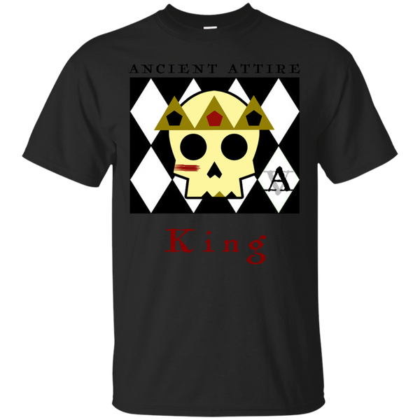 ANCIENT ATTIRE KING LOGO - King Skull Logo Tee T Shirt & Hoodie