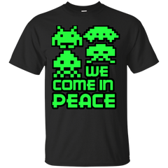 ALIEN - We come in peace T Shirt & Hoodie