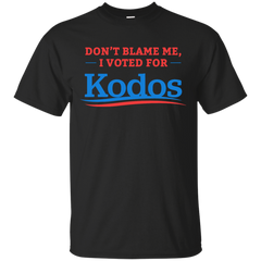BERNIE SANDERS - Dont Blame Me I Voted For Kodos T Shirt & Hoodie
