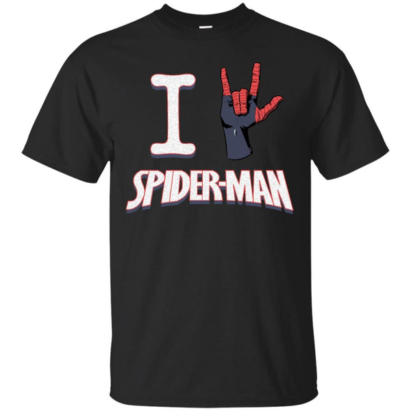 SPIDER MAN - I Love SpiderMan Ultimate T Shirt & Hoodie