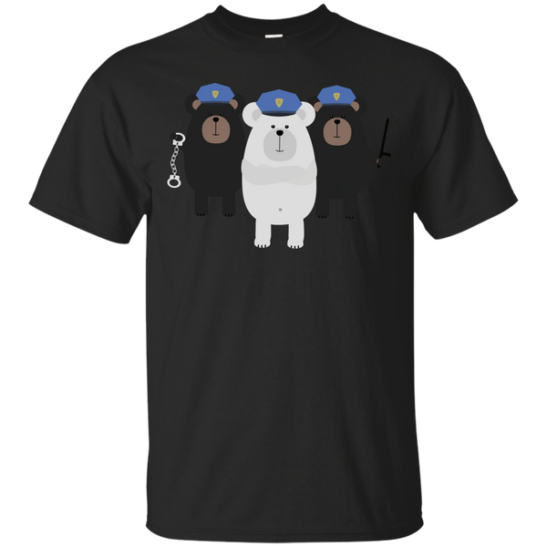BEAR - Grizzly Police Officer Squad T Shirt & Hoodie
