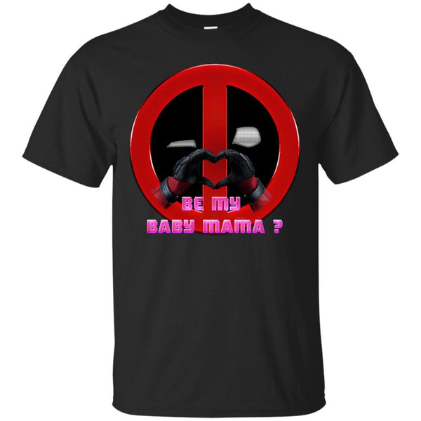 DEADPOOL HEART H BE MY BABY MAMA 2 - DeadPool Heart H Be My Baby Mama 2 T Shirt & Hoodie