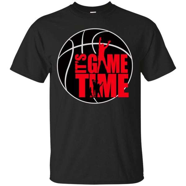 BASKETBALL - Its Game Time  Red T Shirt & Hoodie