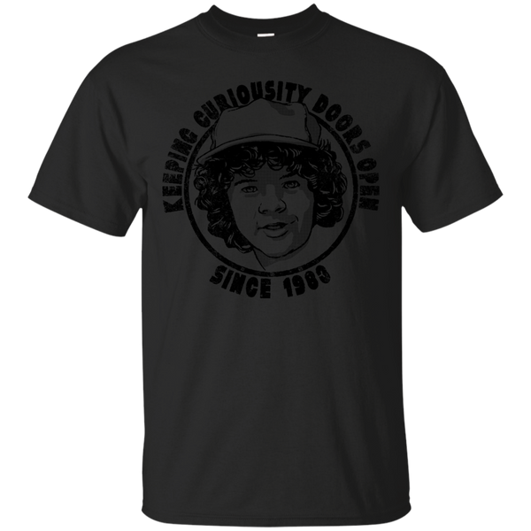 Stranger Things - Keeping Curiousity Doors Open Parody curiousity door T Shirt & Hoodie