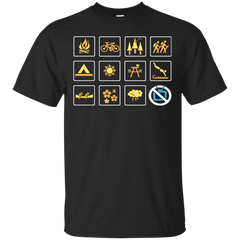 Hiking - Nature icons T Shirt & Hoodie
