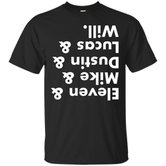 Stranger Things - Upside Down White Text stranger things T Shirt & Hoodie