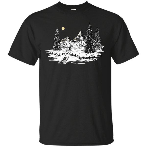 Camping - Solo Expedition mountains T Shirt & Hoodie