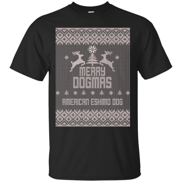 AMERICAN ESKIMO DOG - Merry Dogmas American Eskimo Dog T Shirt & Hoodie