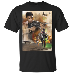 Star Wars - Rey and Finn On The Run T Shirt & Hoodie