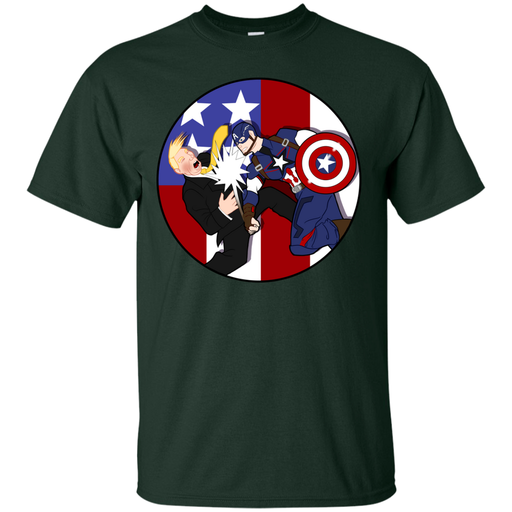 Marvel - Cap vs Trump captain america T Shirt & Hoodie