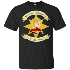 CAPTAIN MARVEL - Higher Further Faster More T Shirt & Hoodie