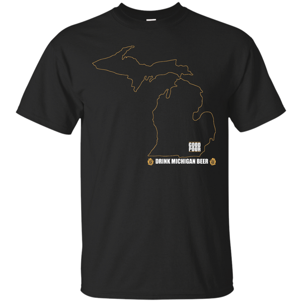 BEER - Good Pour  Drink Michigan Beer Gold T Shirt & Hoodie
