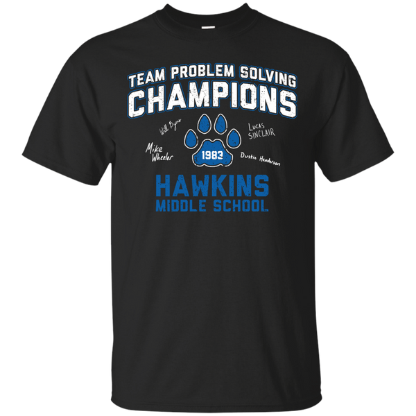 Stranger Things - 1983 Hawkins Middle School Team Problem Solving Champions stranger things T Shirt & Hoodie