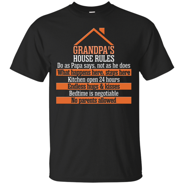 Father - Grandpas house rules dads T Shirt & Hoodie