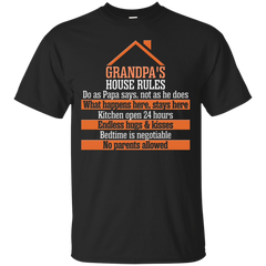 Father - Grandpas house rules dads T Shirt & Hoodie