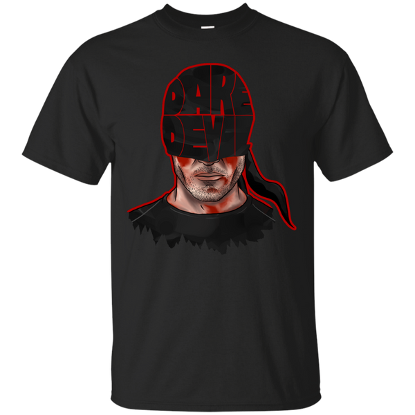 Marvel - Daredevil Origin Mask Logo Battle Damaged geek T Shirt & Hoodie