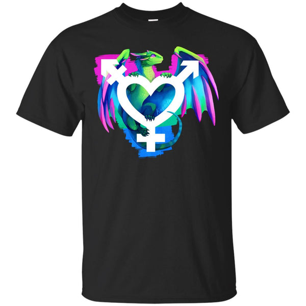 LGBT - Polysexual Pride Dragon T Shirt & Hoodie