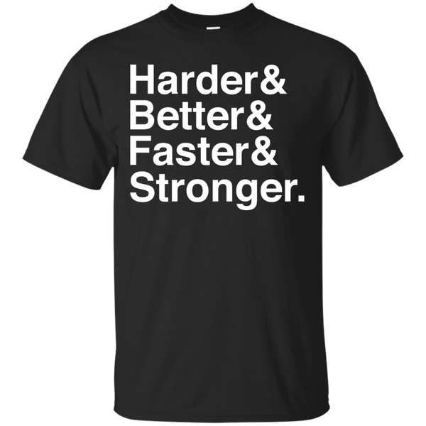 AGUVAGU - Harder  Better  Faster  Stronger White Version T Shirt & Hoodie