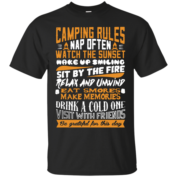CAMPING RULES - Camping Rules T Shirt & Hoodie
