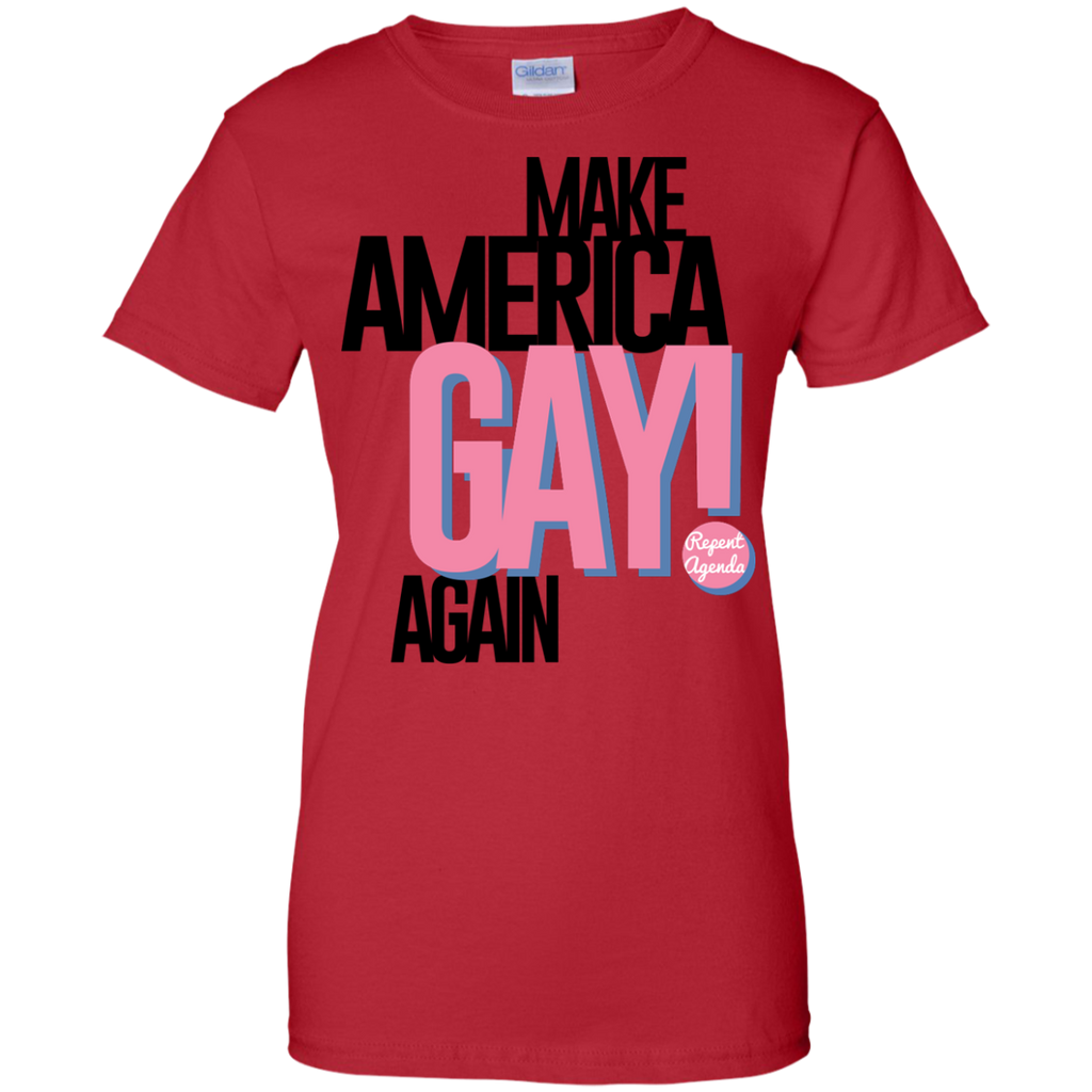 LGBT - MAKE AMERICA GAY AGAIN gay T Shirt & Hoodie