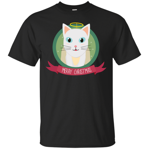ANIMAL - Christmas Cat as Angel T Shirt & Hoodie
