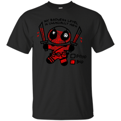 Deadpool - My Badness Level dead T Shirt & Hoodie